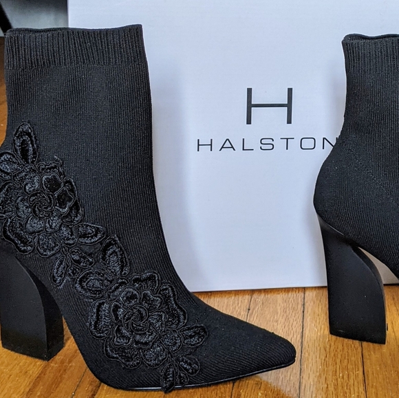 Halston Mina Textile Booties - Picture 7 of 9